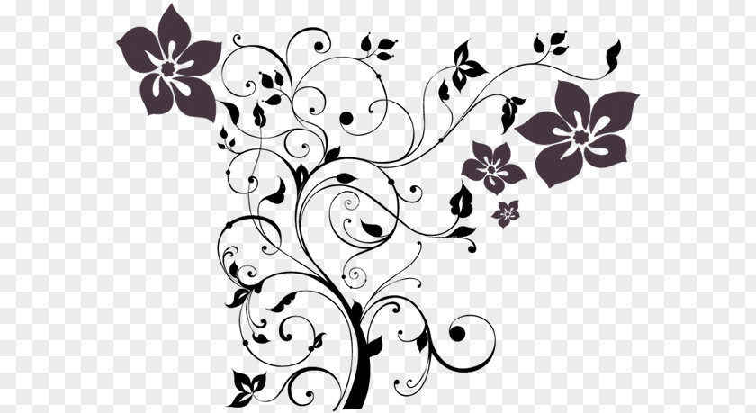 Design Floral Wall Decal Sticker PNG