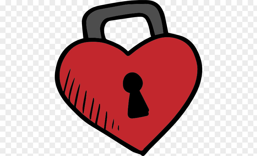 Heart Lock Love Clip Art PNG