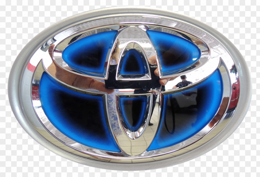Rav4 Logo Alloy Wheel Spoke Rim Hubcap Cobalt Blue PNG