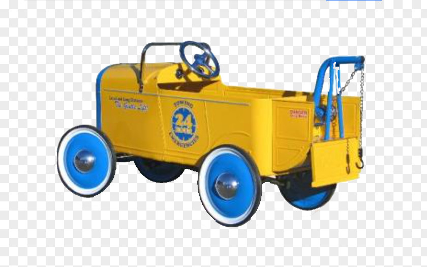 Yellow Vintage Car Model Toy Child PNG