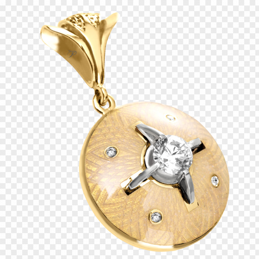 Classical Medal Locket Body Jewellery Silver PNG