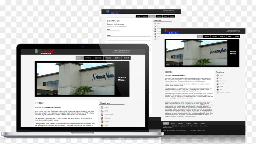 Continental Flowers Web Development Design Website Builder Orlando PNG