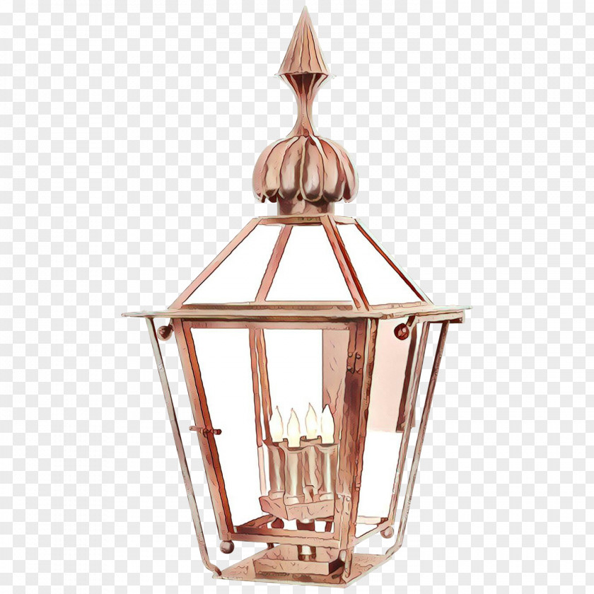 Copper Metal Lantern Lighting Cage Light Fixture Brass PNG