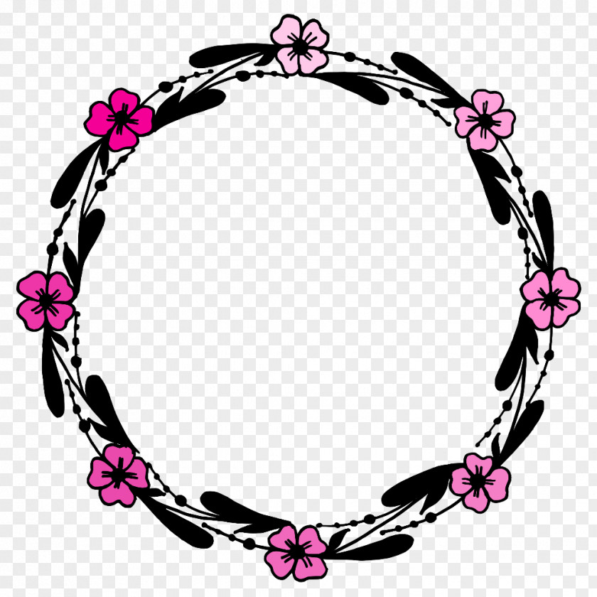 Flower Circle Vine Clip Art Vector Graphics Photography Drawing PNG