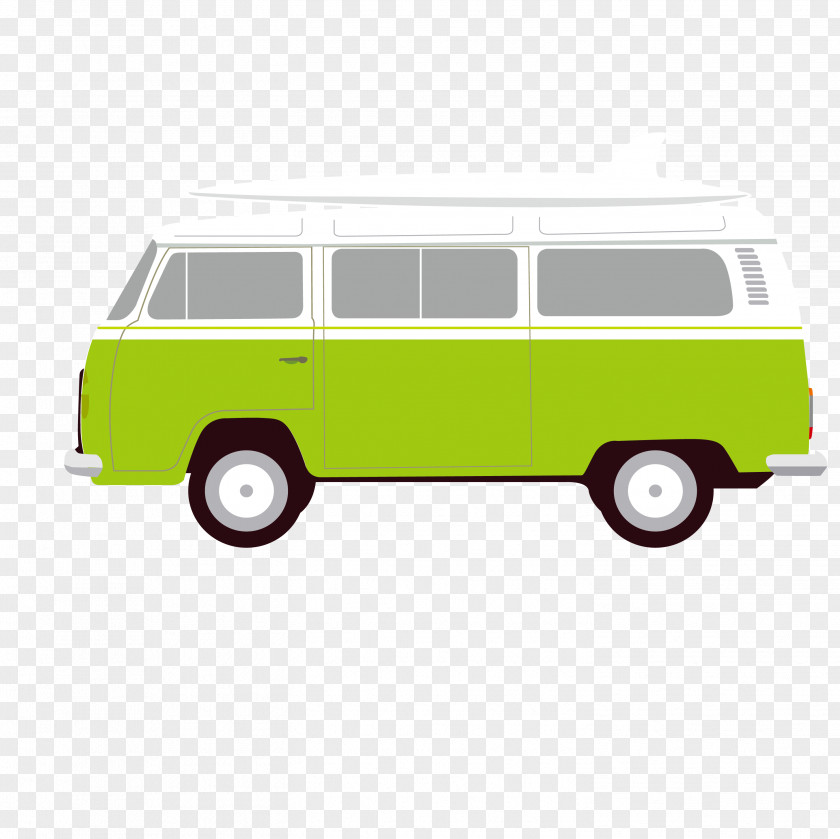 Green Bus Vexel PNG
