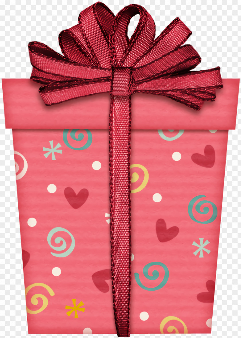 Magenta Present Christmas Gift New Year PNG