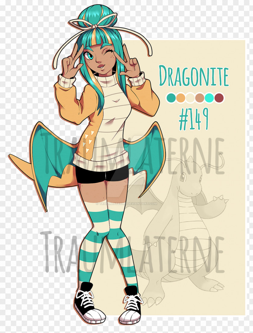 Moe Anthropomorphism Dragonite Dragonair DeviantArt PNG