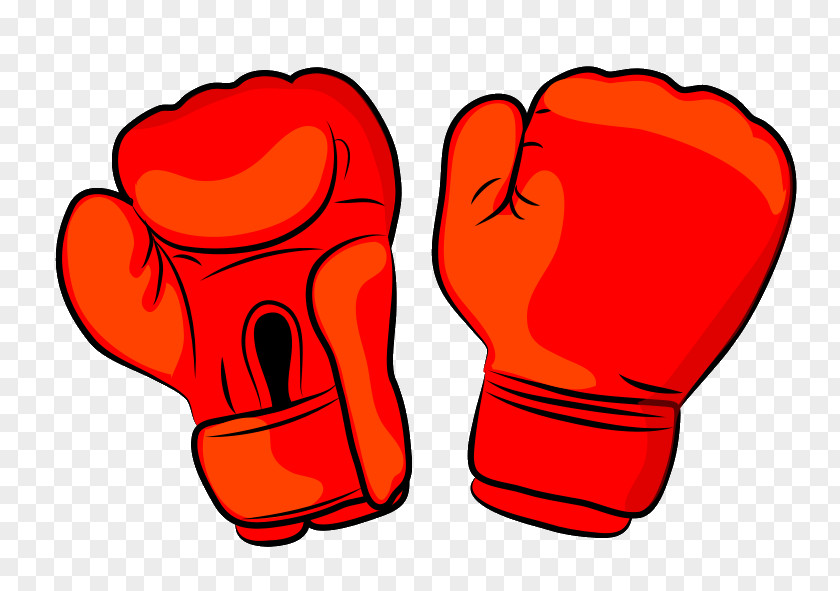 Red Boxing Gloves Glove Clip Art PNG