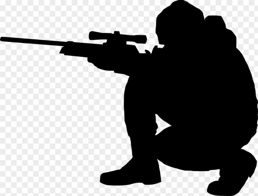 Silhouettes United States Army Sniper School Silhouette Clip Art PNG