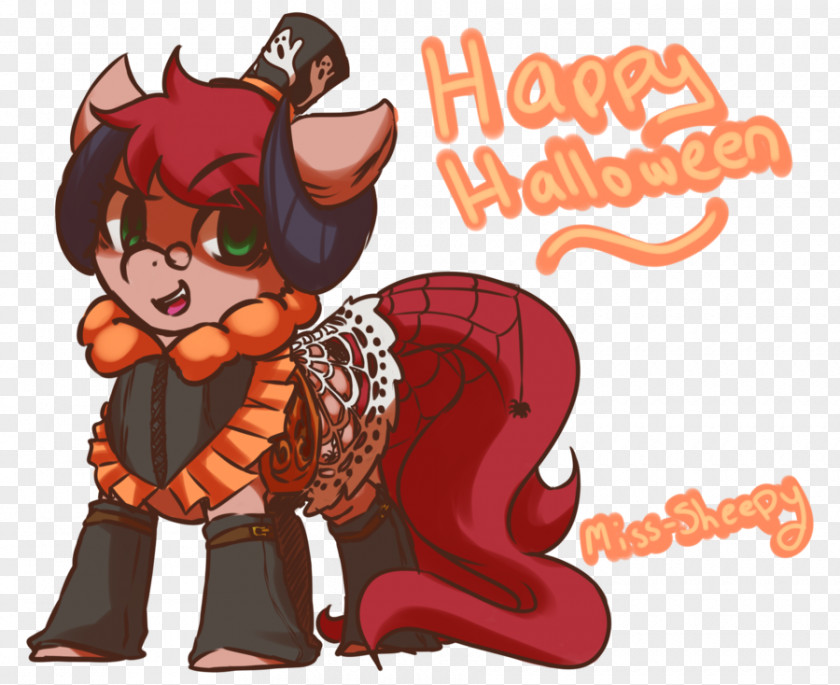Happy Halloween Carnivores Horse Illustration Cartoon Mammal PNG