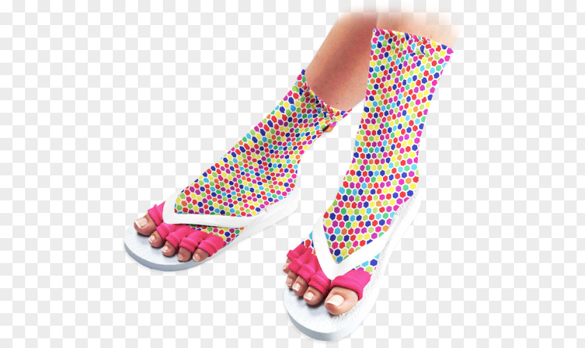 Heart Pedicure Toe Socks Foot PNG
