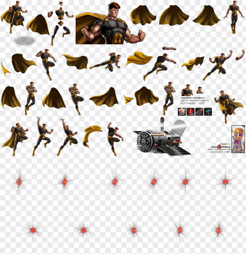 Hyperion Marvel Ultimate Fauna Clip Art PNG