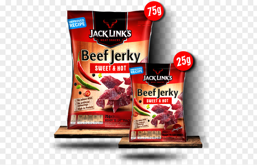 Jerky Jack Link's Beef Dried Meat PNG