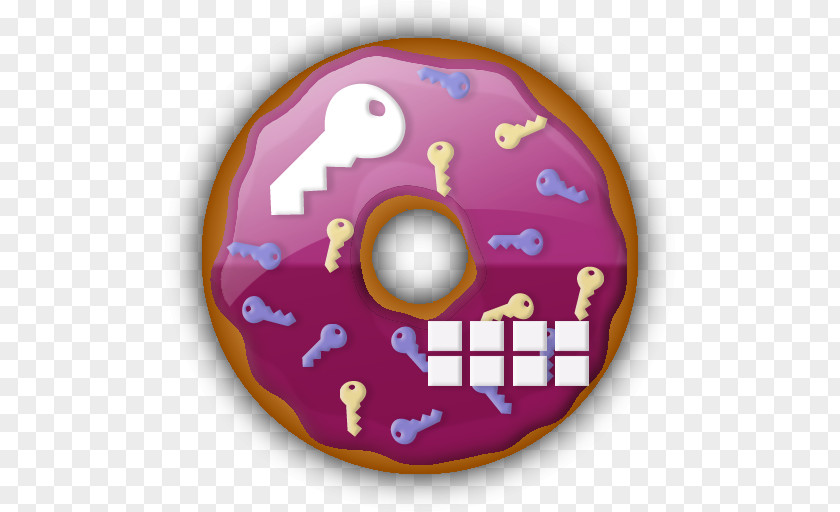 Purple Donut Icon Design Download PNG