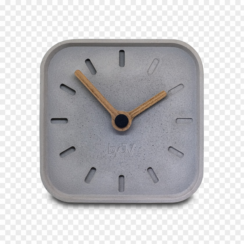 Table Bedside Tables Clock Concrete Material PNG