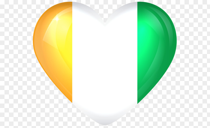 Heart Flag Desktop Wallpaper PNG