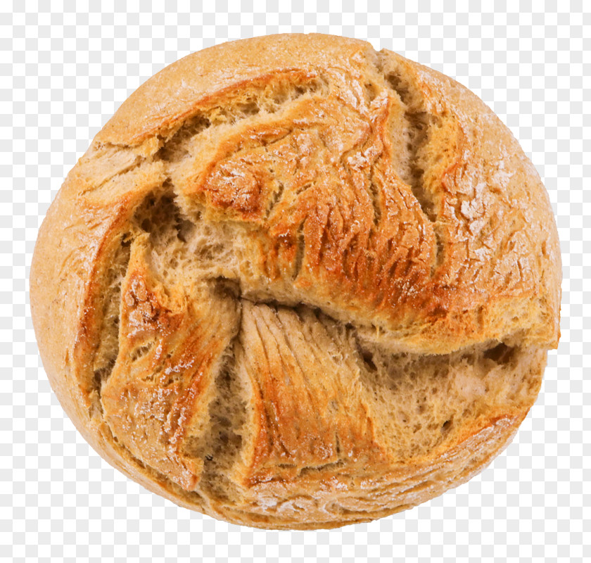 Home Baked Rye Bread Soda Brown Sourdough Damper PNG