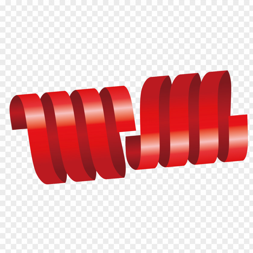 Red Ribbon Computer File PNG