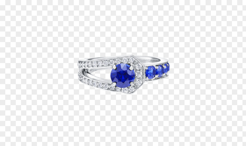 Sapphire Ring Jewellery Harry Winston, Inc. Diamond PNG