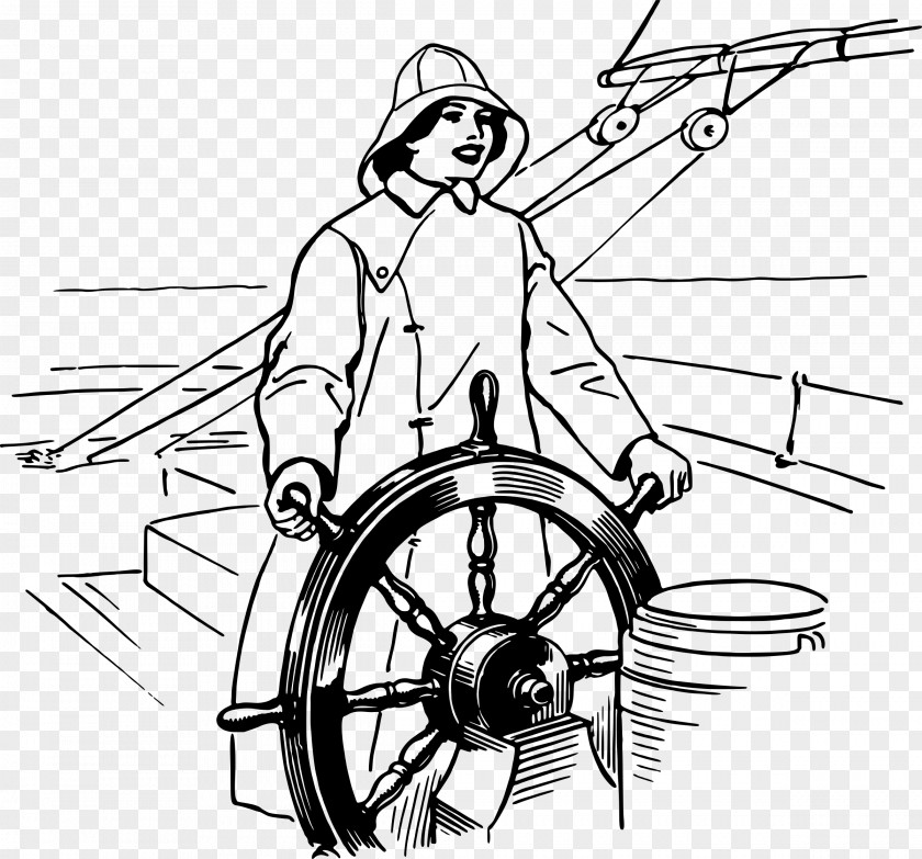 Ship Helmsman Ship's Wheel Clip Art PNG