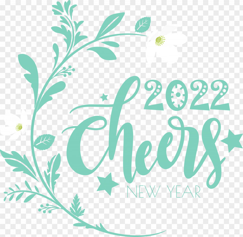 2022 Cheers Happy New Year PNG