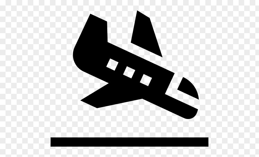 M Font LineAirplane Icon Onlinewebfonts Logo Angle Black & White PNG