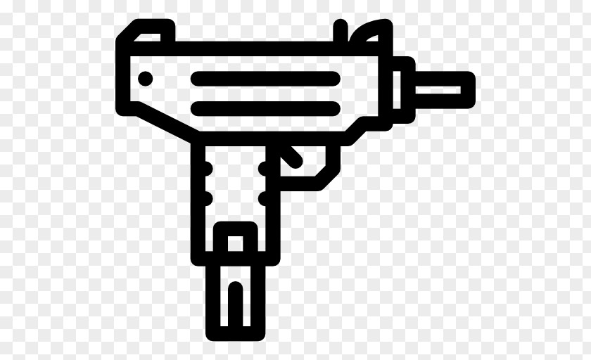 Machine Gun Uzi Firearm Clip Art PNG