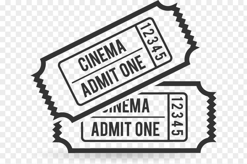 Ticket Cinema Film Coloring Book PNG