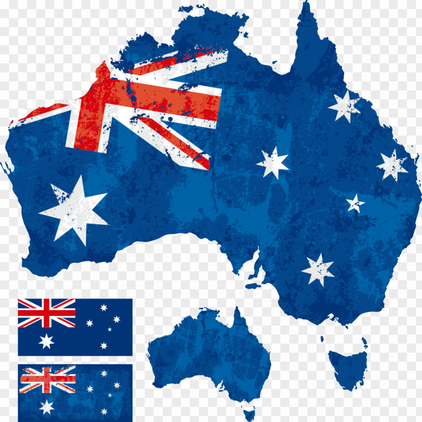 Vector Flag Of Australia Indigenous Australians Fauna Illustration PNG