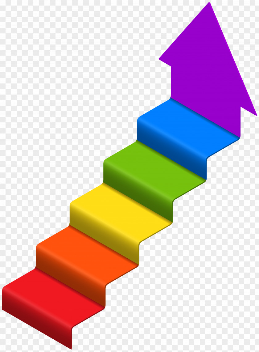 Arrow Stairs Clip Art Image PNG