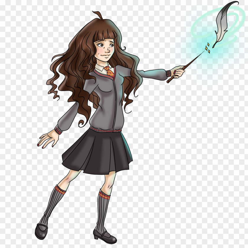 Harry Potter Hermione Granger Cartoon Drawing PNG