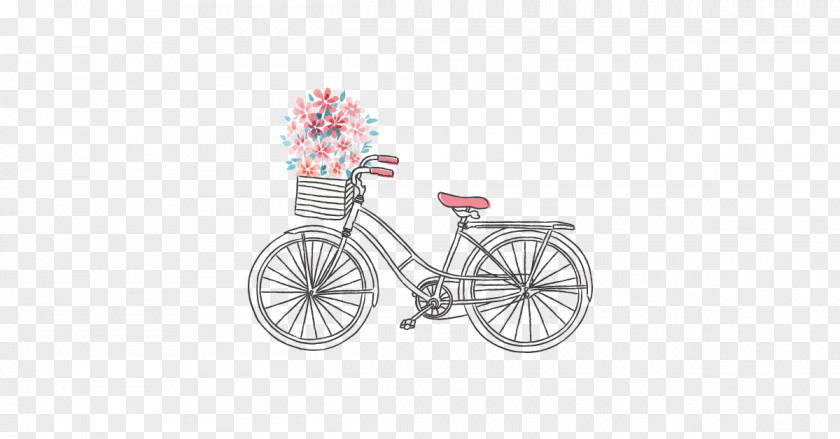 Illustrations Bicycle Wedding Invitation Drawing Clip Art PNG