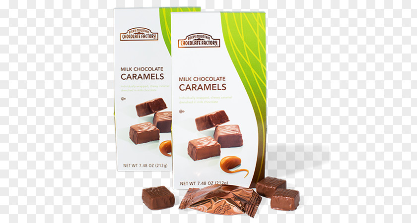MILK CARAMEL Praline Fudge Chocolate Bar Rocky Mountain Factory Milk PNG