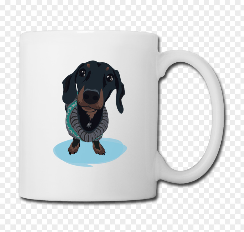 Ceramic Mug Coffee Cup Puppy Handle Teacup PNG