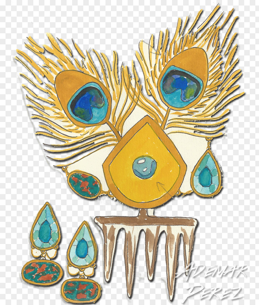 Peacock Art Feather Clip PNG