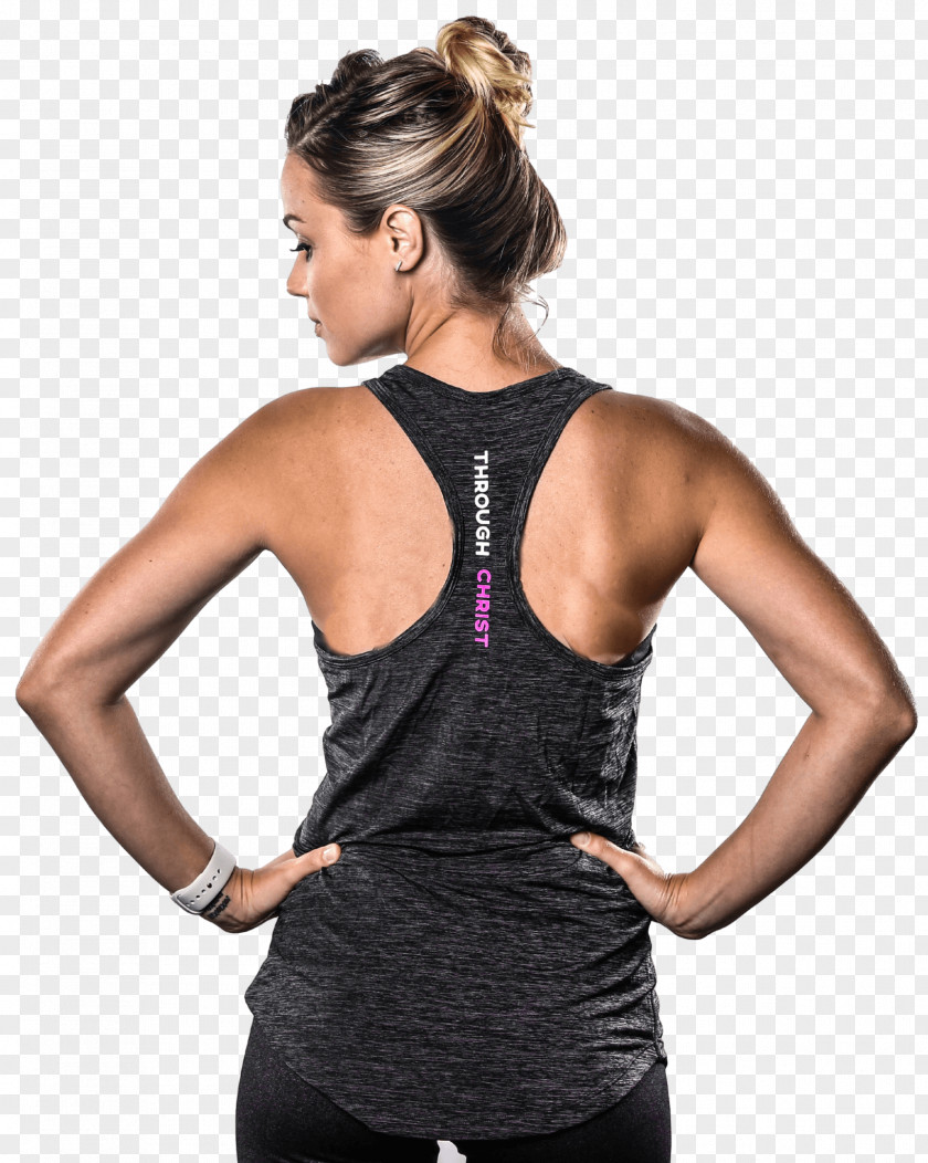 Active Tank T-shirt Swimsuit Bra Sport Woman PNG