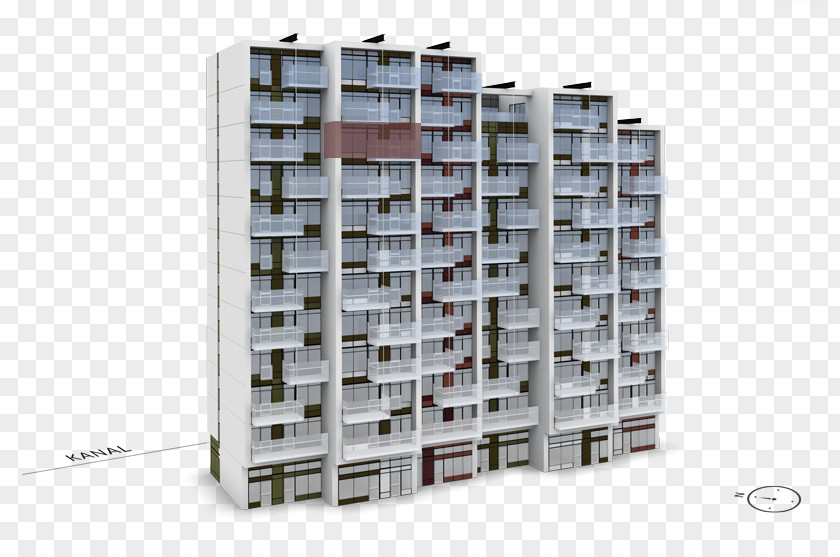 Building Facade Aarhus Apartment Revenue House Hyreshus Condominium PNG