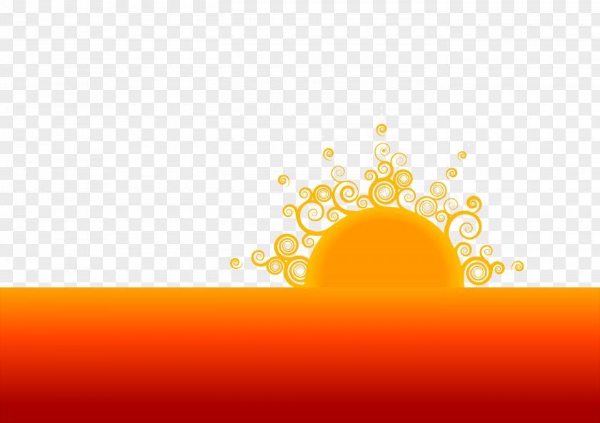 Sol Desktop Wallpaper Orange PNG