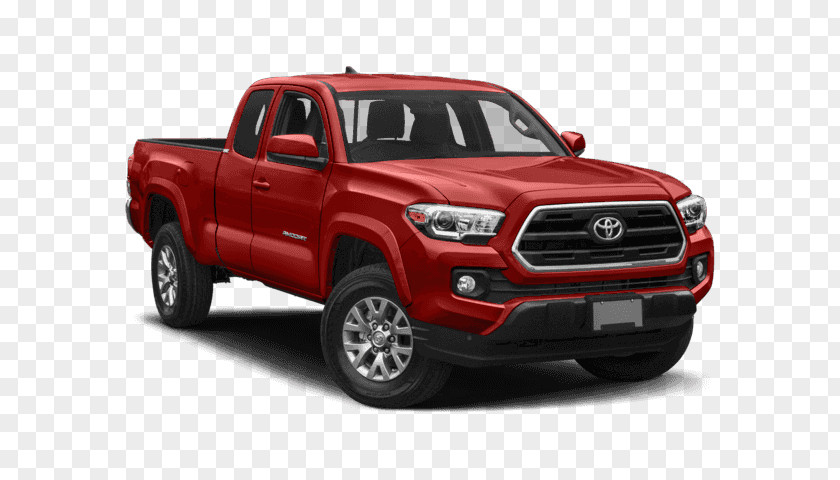 Toyota 2018 Tacoma SR5 Access Cab Pickup Truck Car Four-wheel Drive PNG