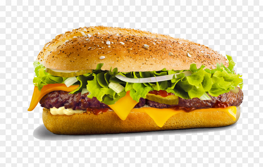 Burguer Hamburger Fast Food Cheeseburger Breakfast Sandwich Bacon PNG
