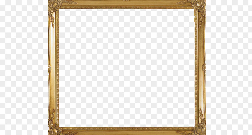 Gold Frame Wood Framing Download Icon PNG