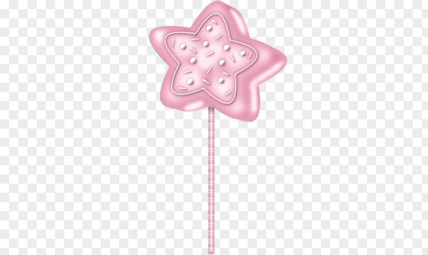 Sweet Wind Lovely Star-shaped Lollipop Designer Polygon PNG