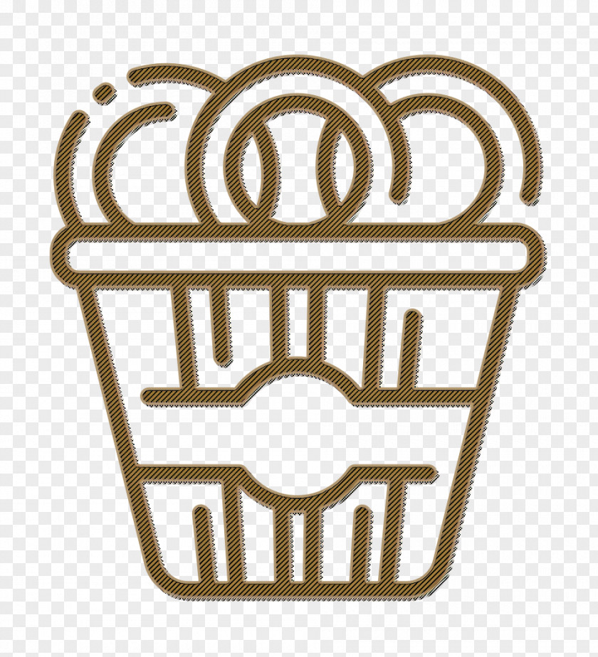 Fast Food Icon Onion Rings And Restaurant PNG