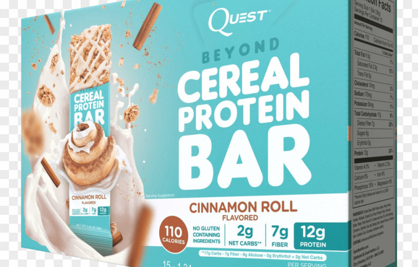 Junk Food Protein Bar Chocolate Cereal Cinnamon Roll PNG
