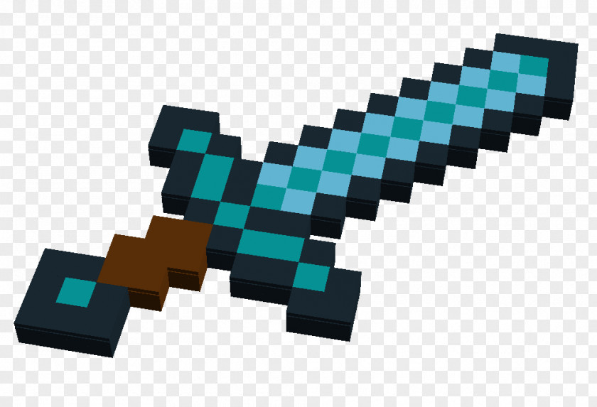 Lego Minecraft Paper Sword Video Game PNG