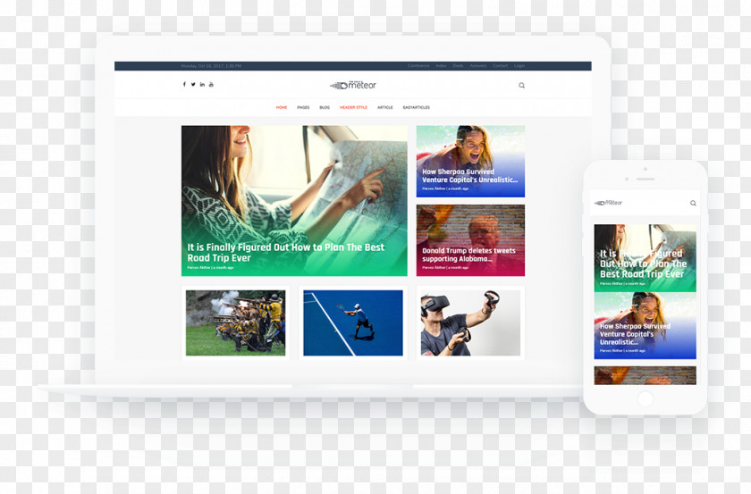 Meteor Elements Template Page Layout Web Joomla PNG