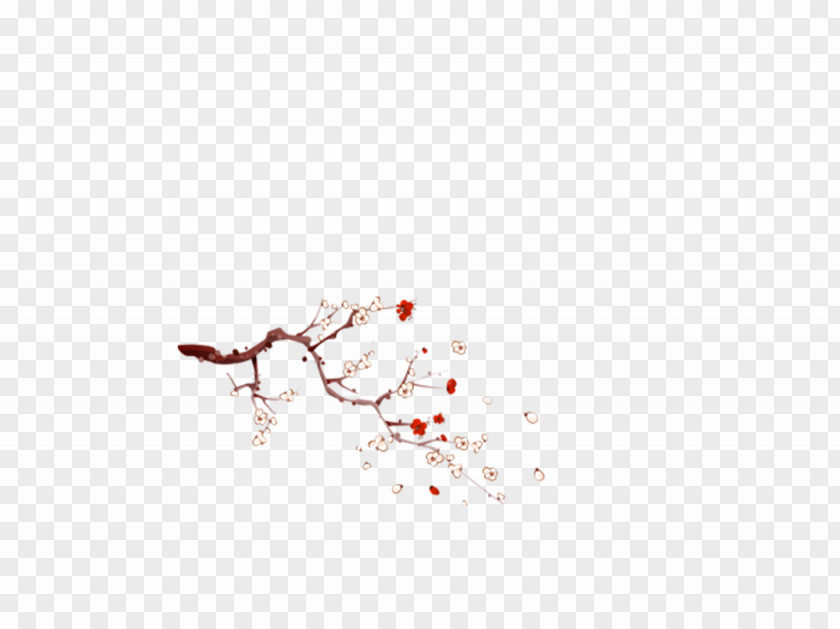 Plum Flower Computer Font PNG