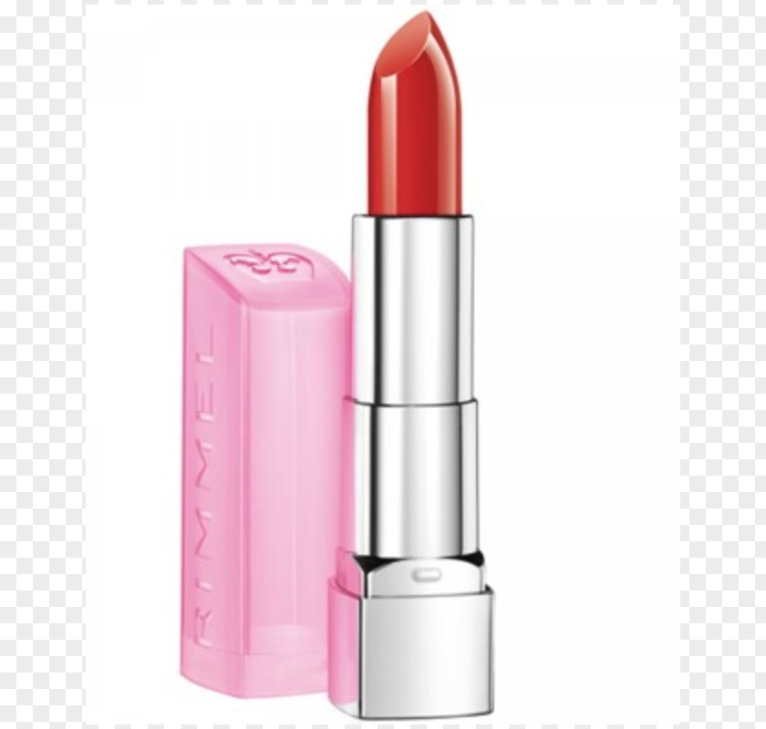 Red Lipstick Lip Balm Rimmel Moisture Renew Cosmetics PNG