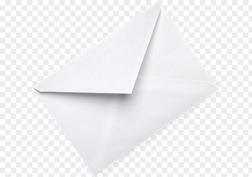 White Solid Color Without Embellishment Envelope Triangle PNG
