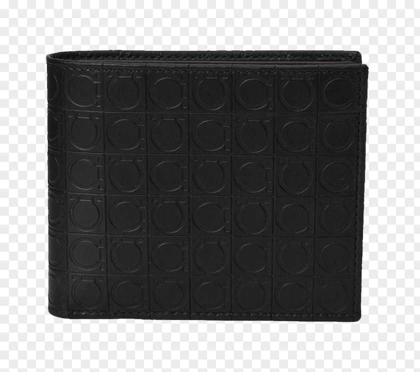 Ferragamo Embossed Leather Wallets Wallet Rectangle PNG